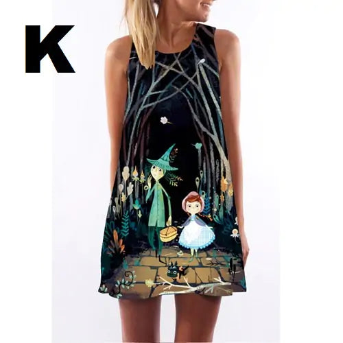 Sleeveless Summer Dress (various styles l