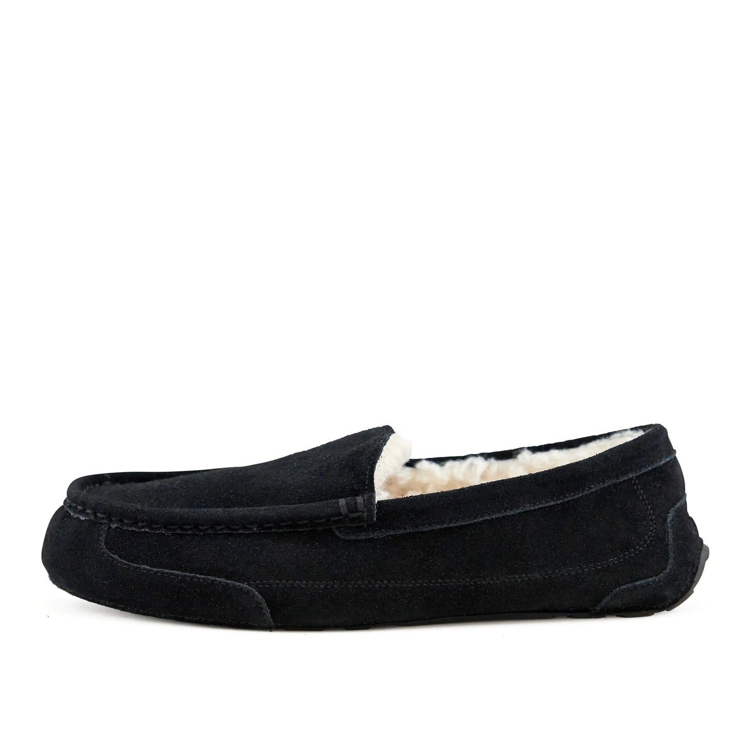 Men's Fluffy Toasty Black Slippers