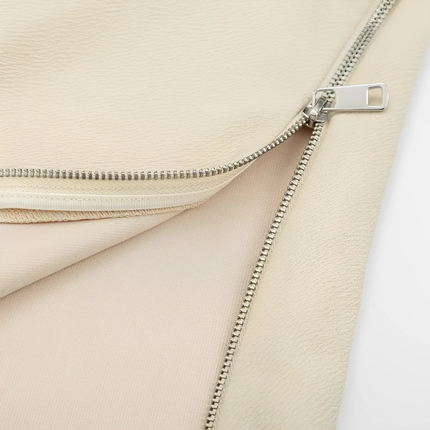 Side Zip-Up Knit Tube Tank Tops (black, white or beige)