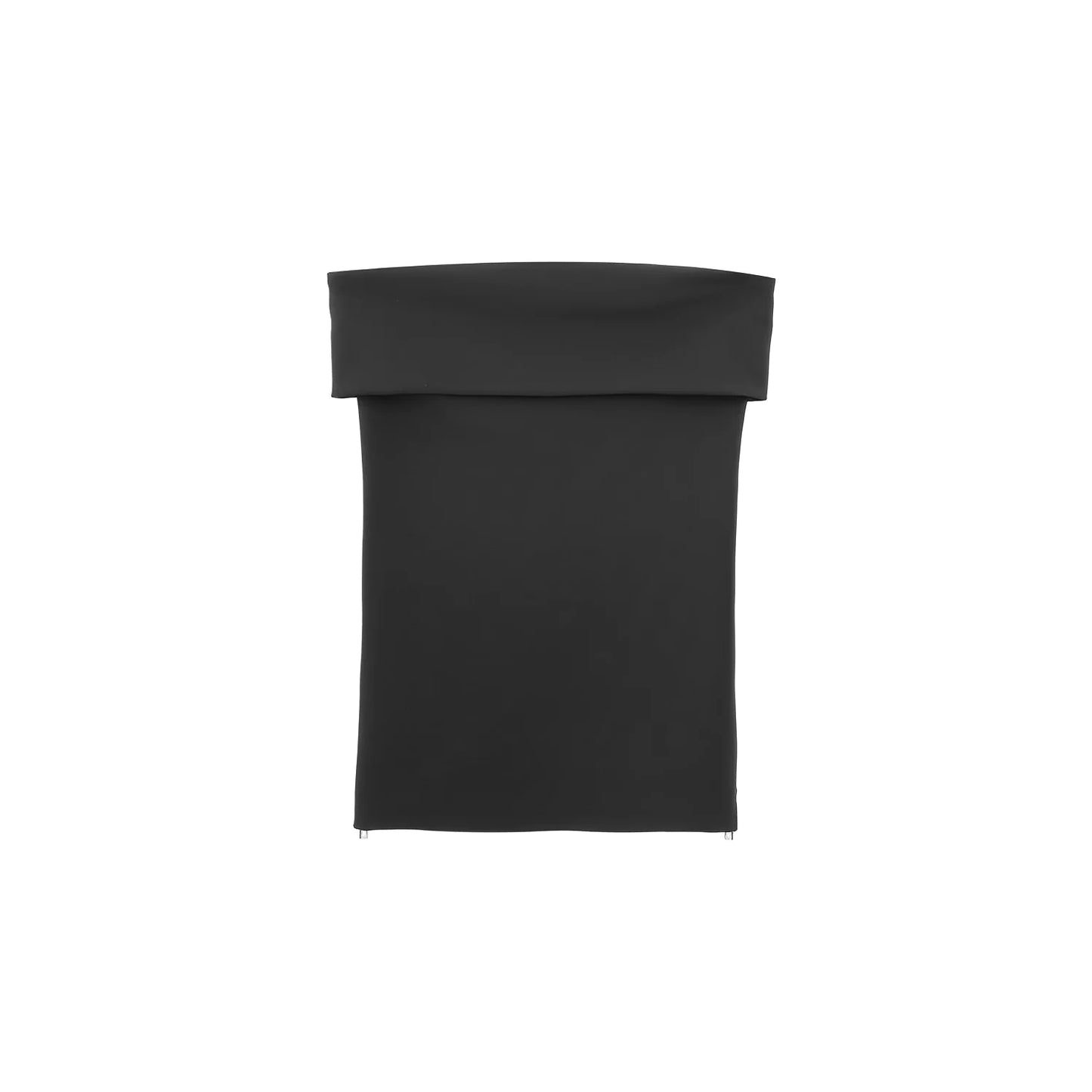 Side Zip-Up Knit Tube Tank Tops (black, white or beige)