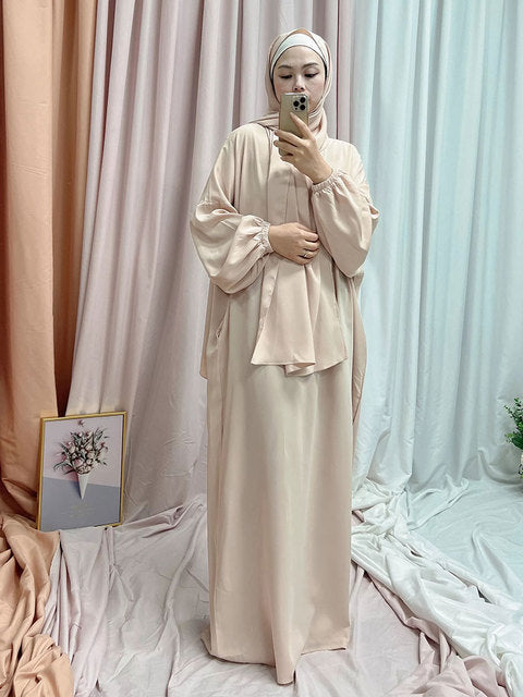 Hooded Abaya Long Dresses (various colors)