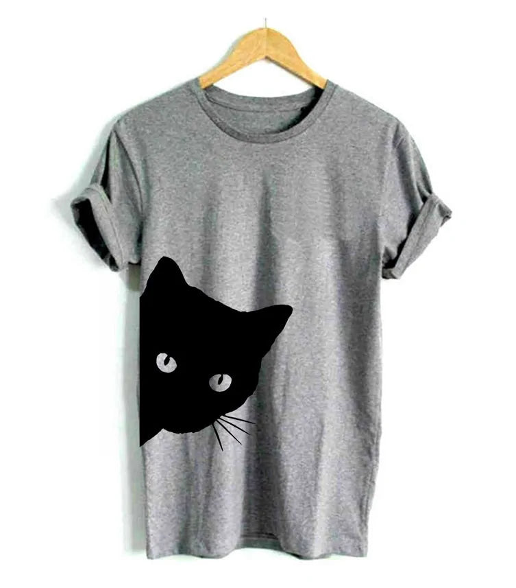 Cat Looking From Side - Women's T-shirt (various colors)