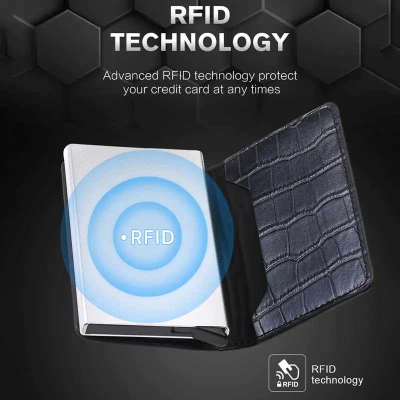 Smart Wallet Rfid Safe Anti-theft Holder (various colors)