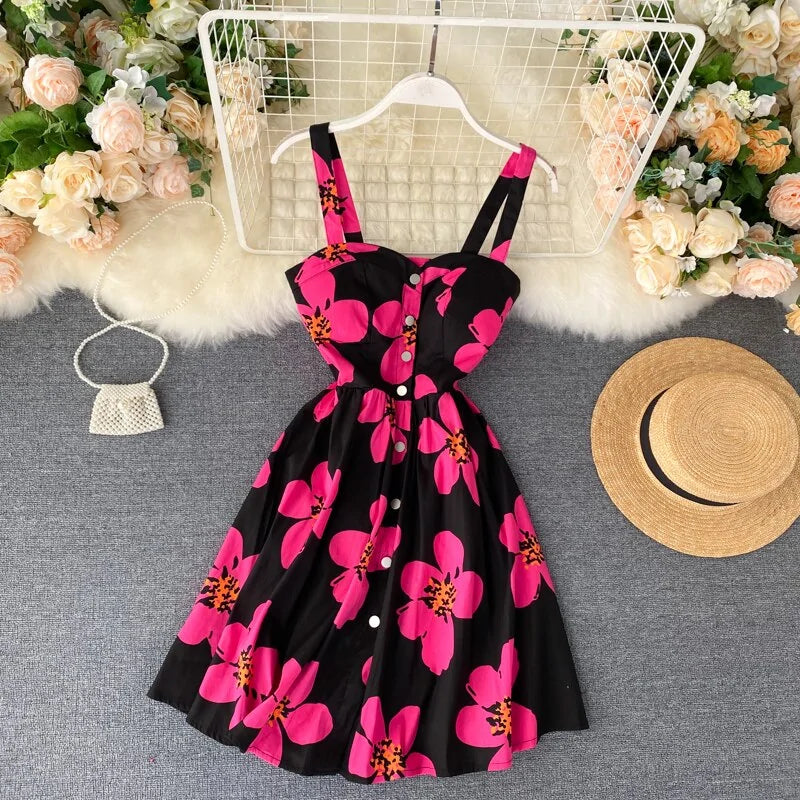 Summer Dress with Bare Shoulders (various styles & colors)