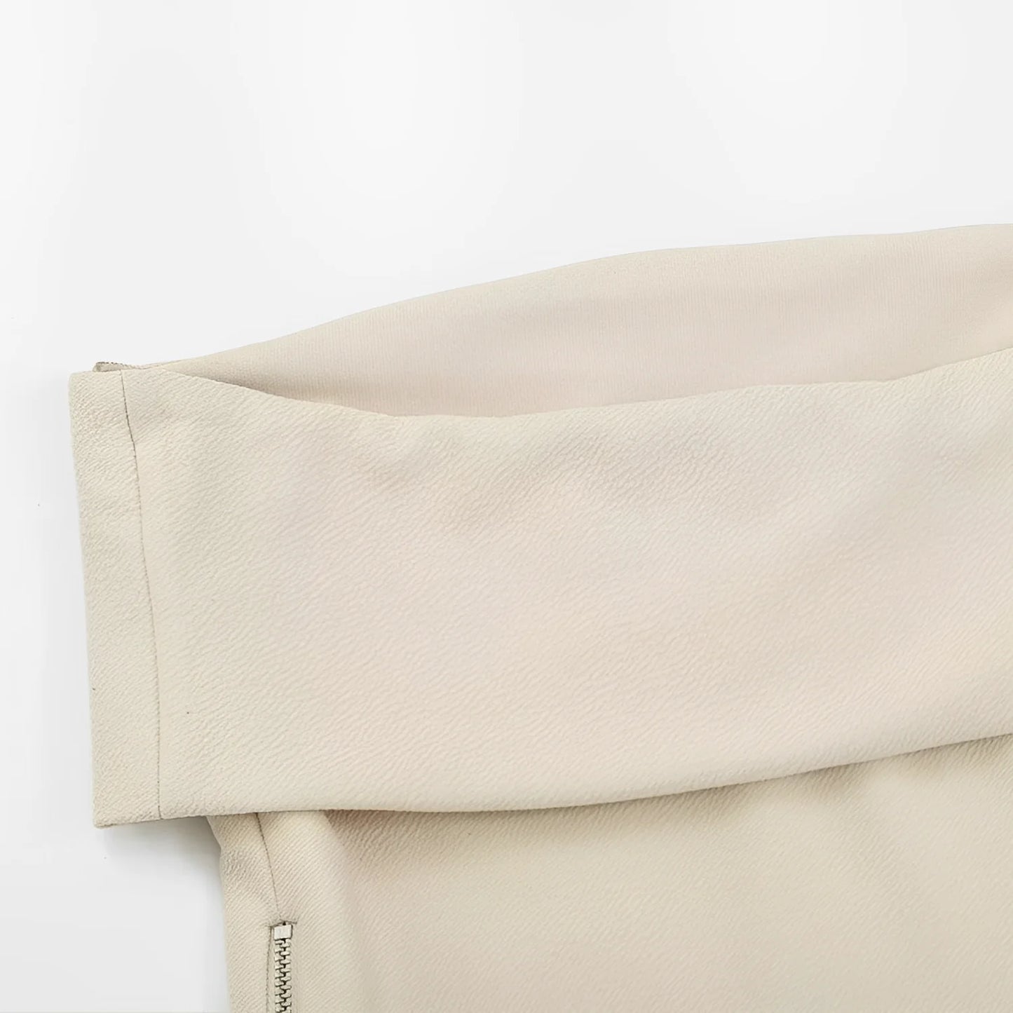 Side Zip-Up Knit Tube Tank Tops (black, white or beige)