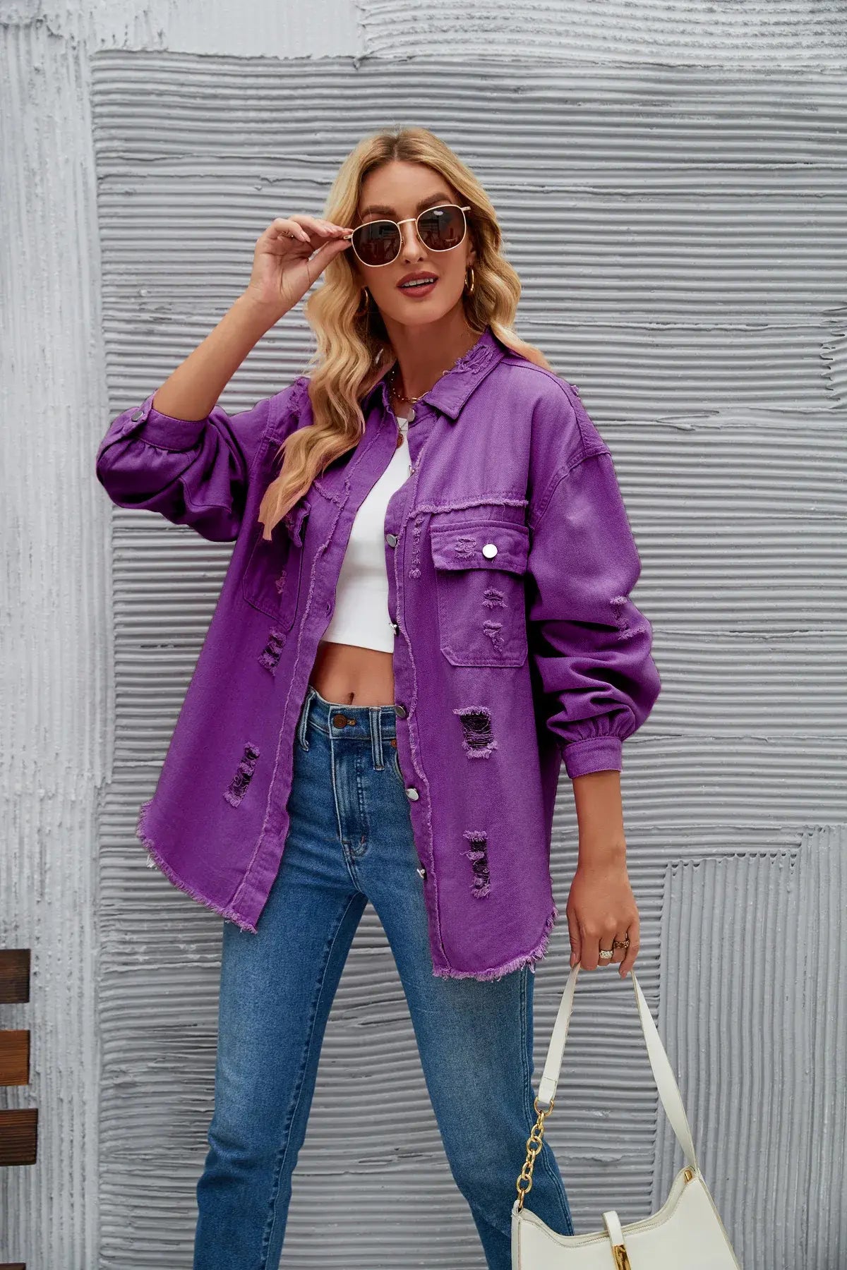 Washed Denim Jacket (various colors)