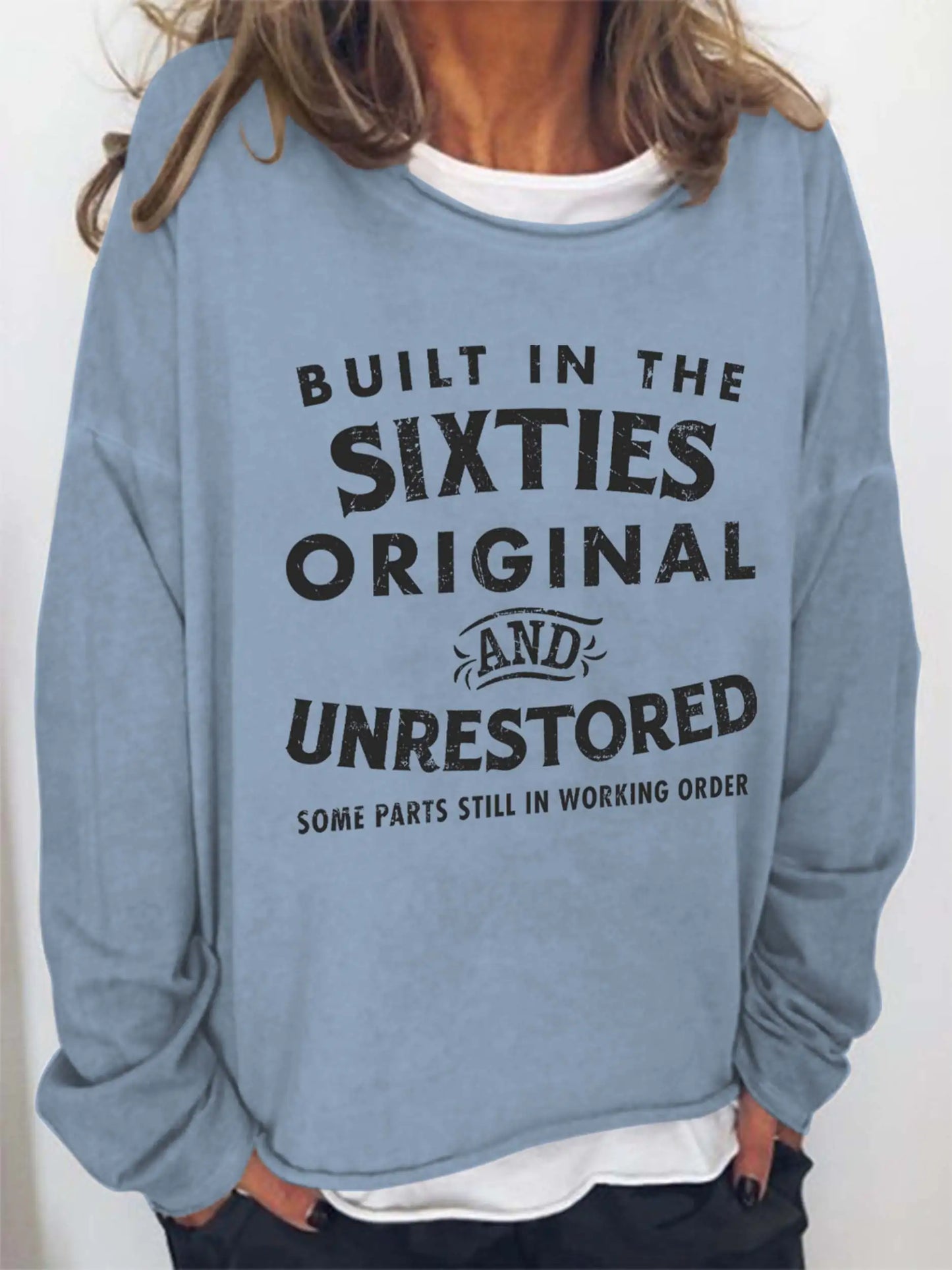 Retro Long Sleeve Women's Top (various colors)