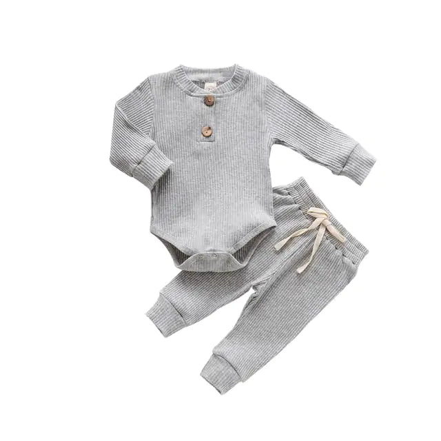 Infant Knitted Clothes Set (various colors)