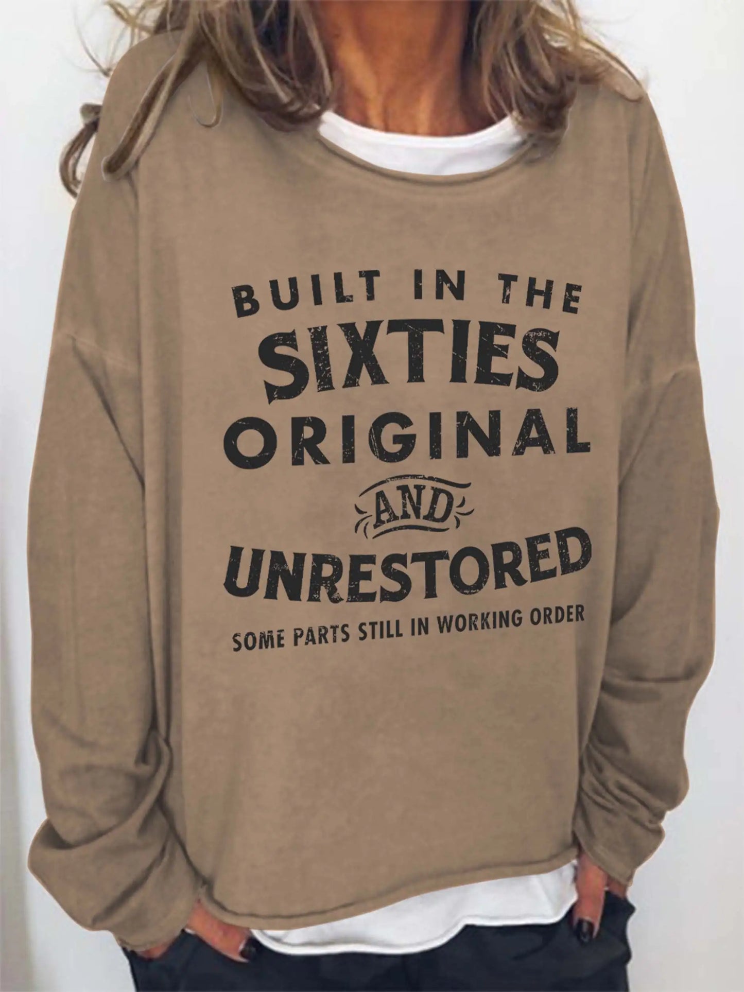 Retro Long Sleeve Women's Top (various colors)