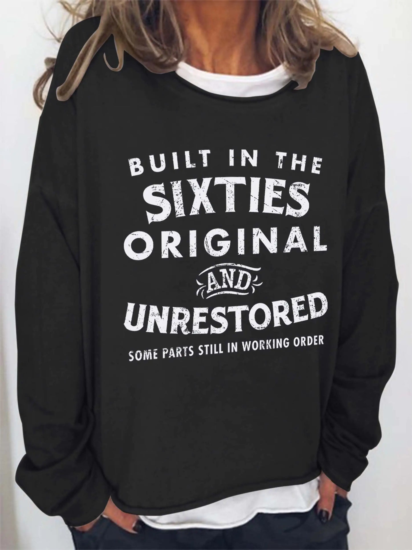 Retro Long Sleeve Women's Top (various colors)