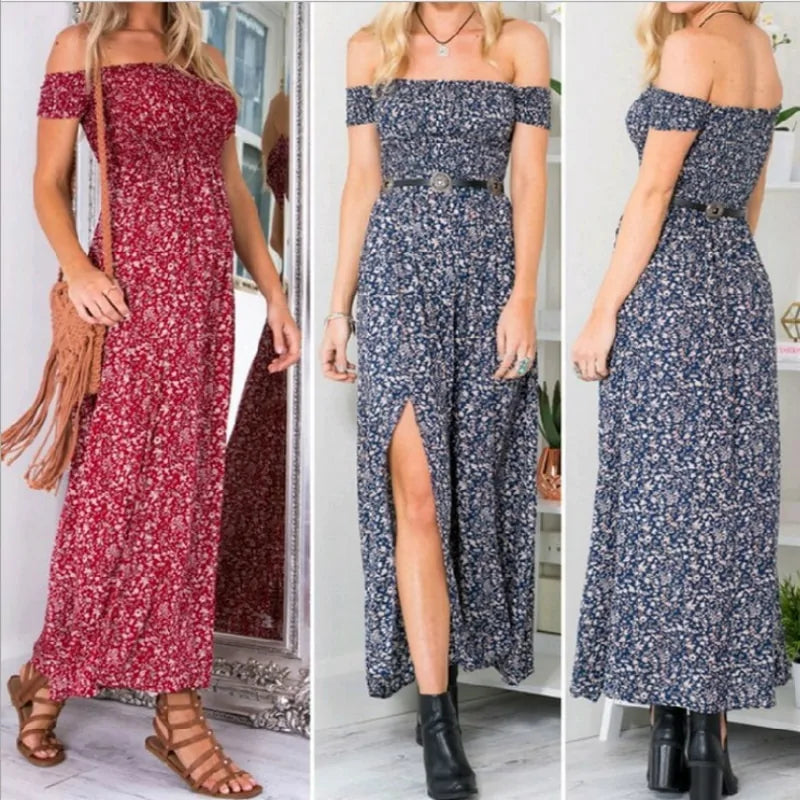 Sexy Strapless Beach Summer Dress (various colors)