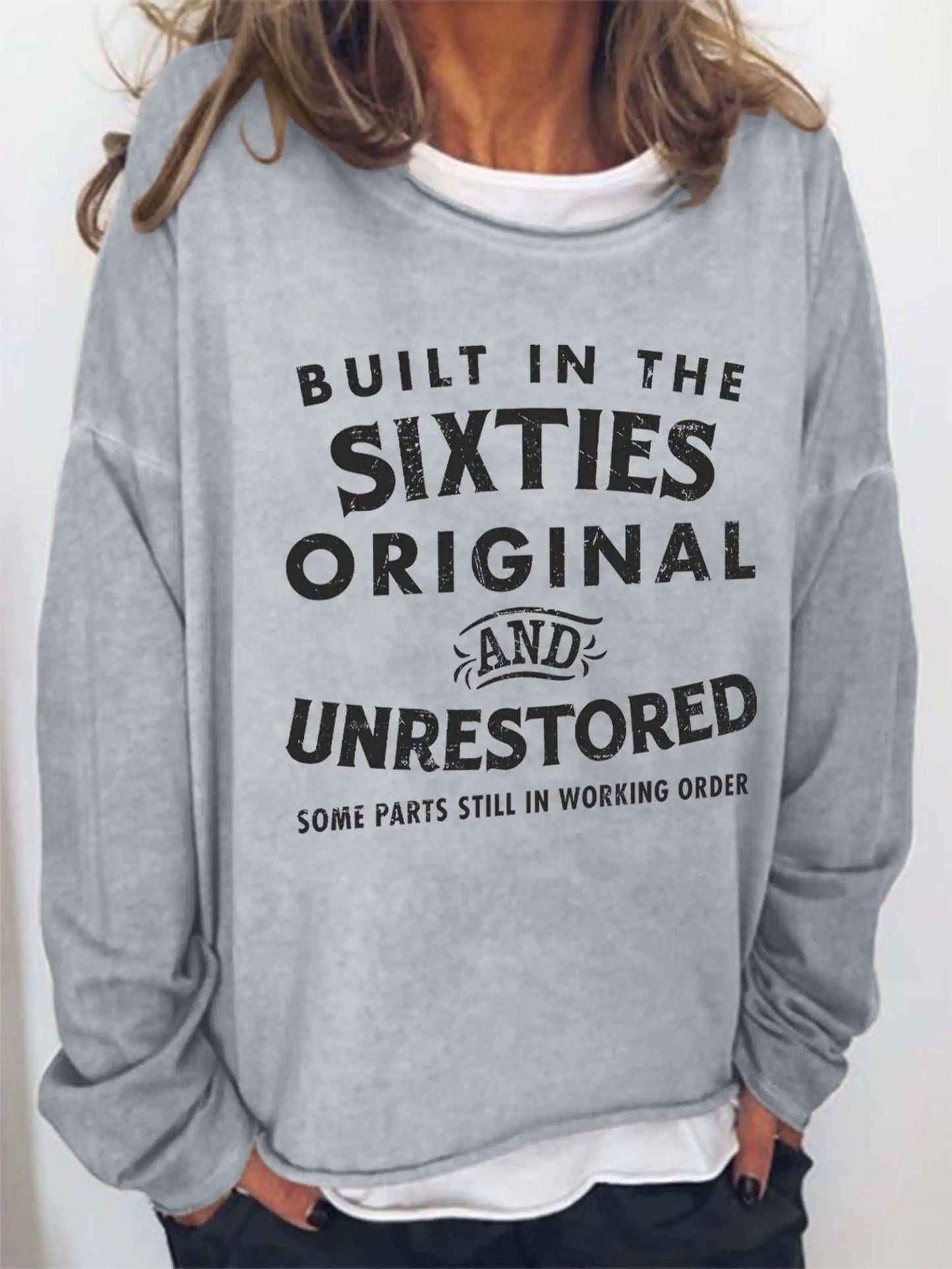 Retro Long Sleeve Women's Top (various colors)