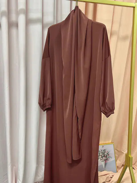 Hooded Abaya Long Dresses (various colors)