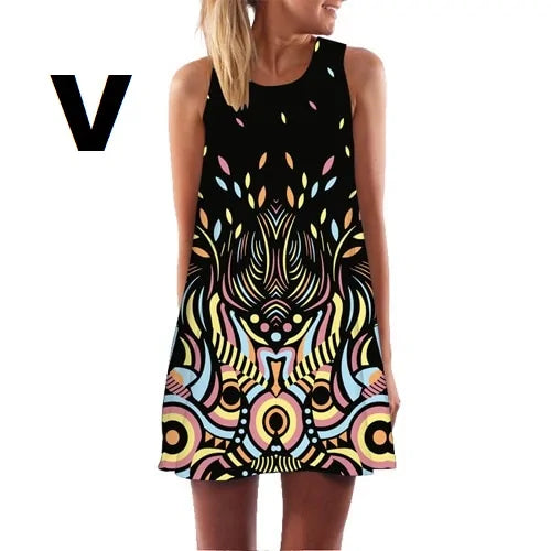 Sleeveless Summer Dress (various styles l