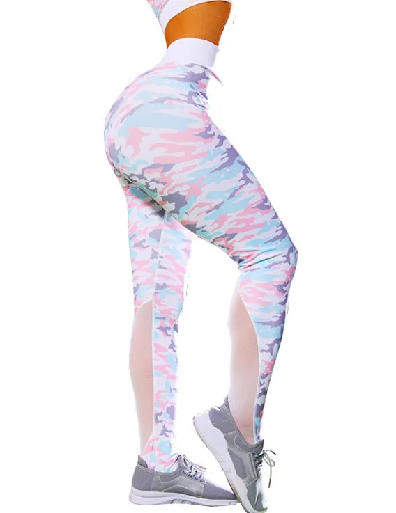 SAGACE Camo Yoga Suit: 2-Piece Set (2 shades)