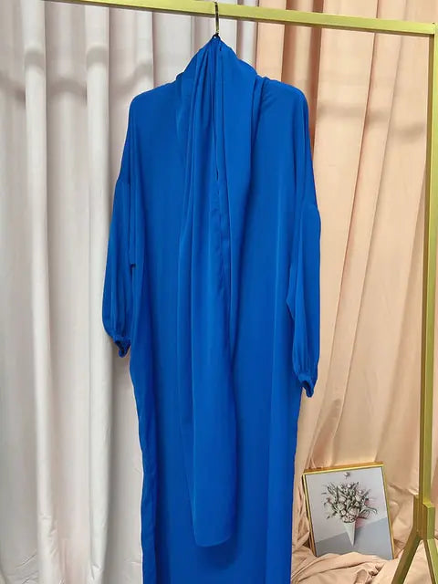 Hooded Abaya Long Dresses (various colors)