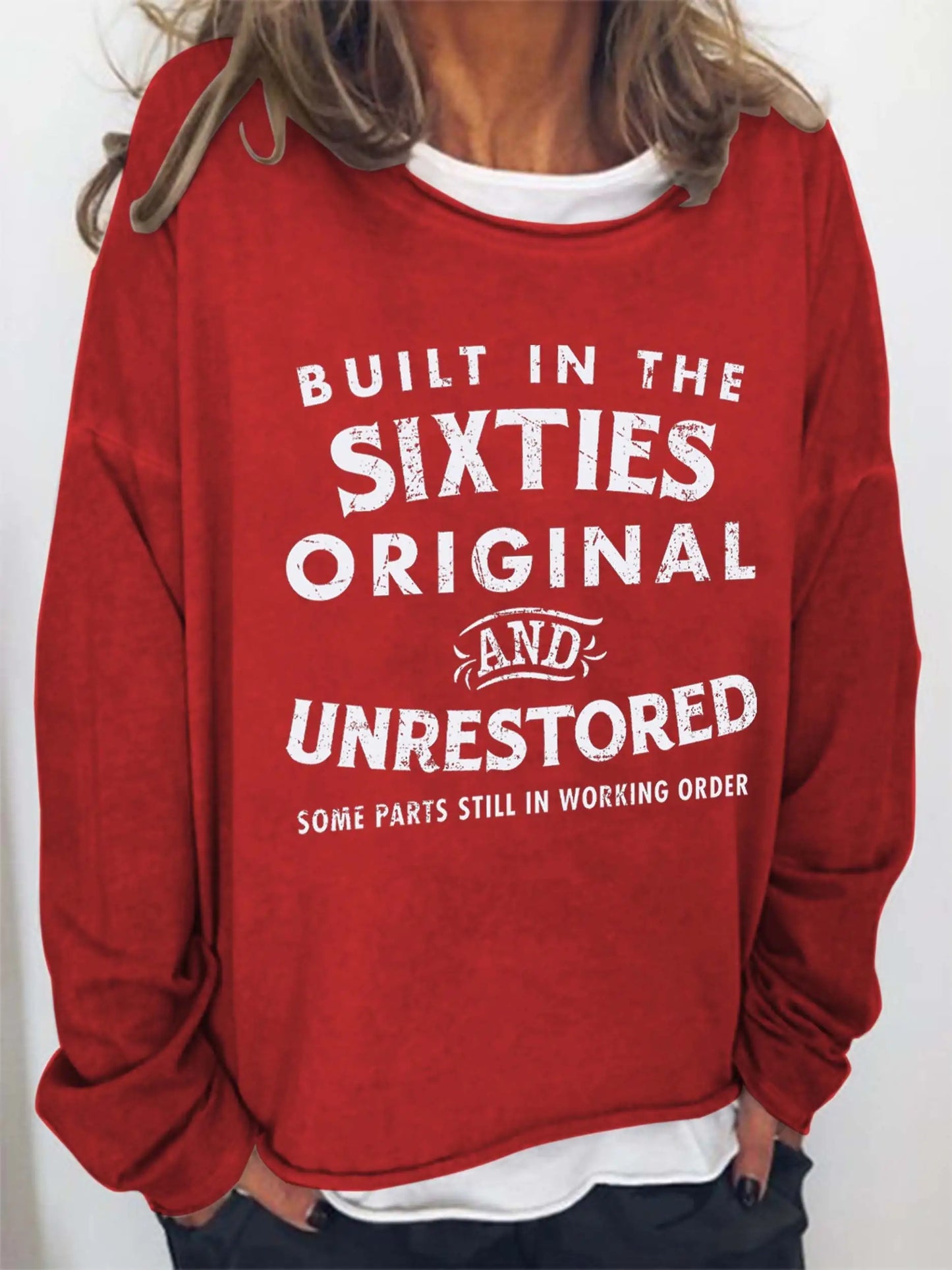 Retro Long Sleeve Women's Top (various colors)
