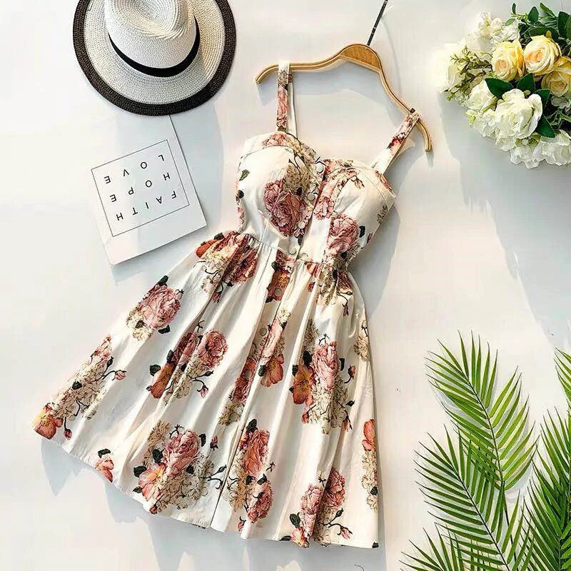 Summer Dress with Bare Shoulders (various styles & colors)