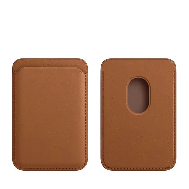Magsafe Magnetic Leather Card Clip For iPhone 14 Pro Max (various colors)