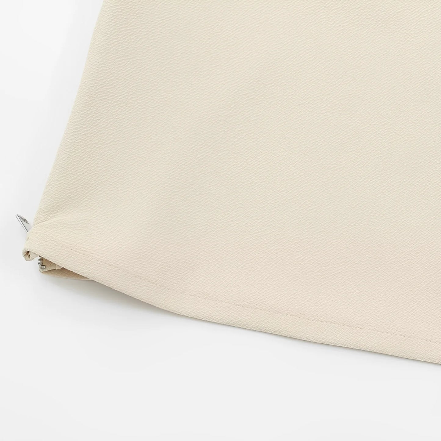 Side Zip-Up Knit Tube Tank Tops (black, white or beige)