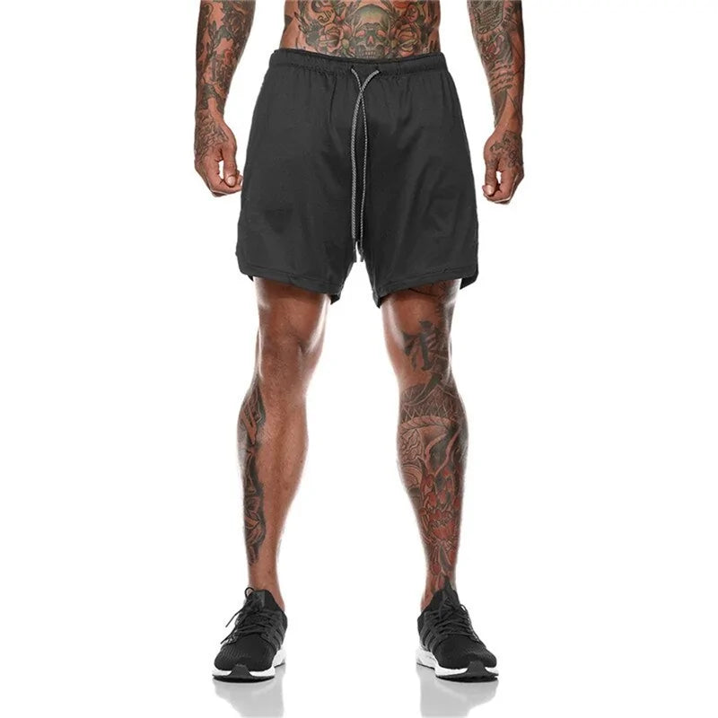 Men's Fitness Breathable Mesh Quick Dry Sport Shorts (various colors l