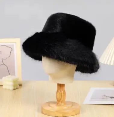 Fur Bucket Hat (various colors)