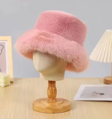 Fur Bucket Hat (various colors)