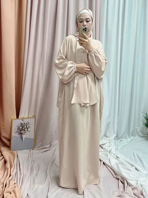 Hooded Abaya Long Dresses (various colors)