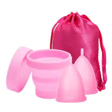 Menstrual And Sterilizer Foldable Cup