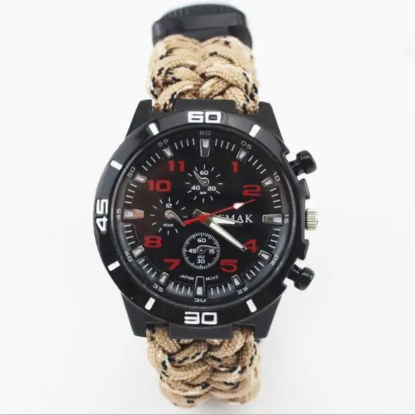 5 In 1 Multi Tool Survival Watch (various colors)