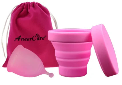 Menstrual And Sterilizer Foldable Cup