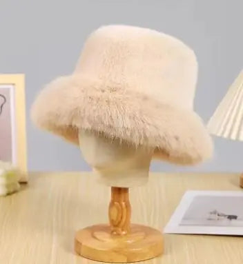 Fur Bucket Hat (various colors)