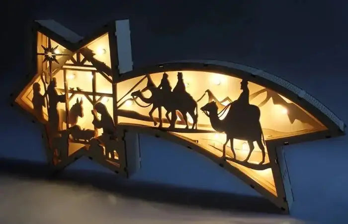 Wooden Wonderlights (multi option) Christmas Ornaments