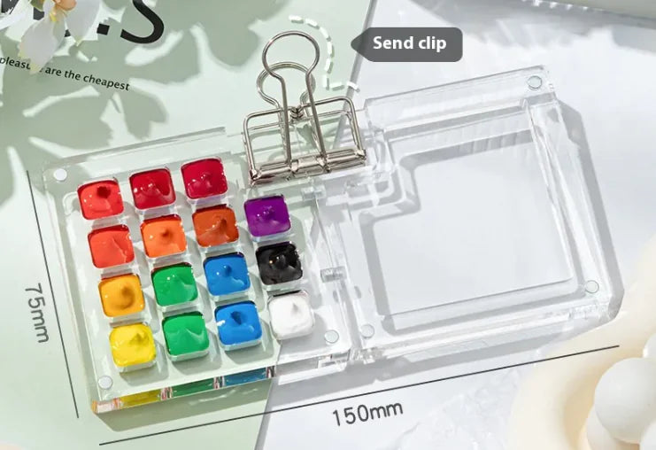 Portable Mini Watercolor Box