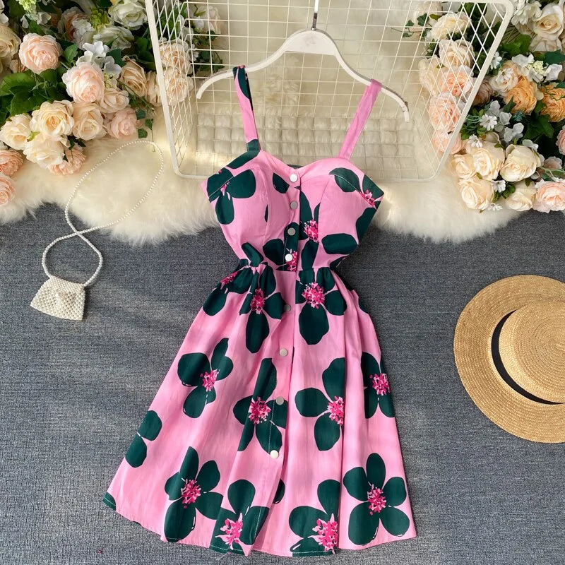 Summer Dress with Bare Shoulders (various styles & colors)