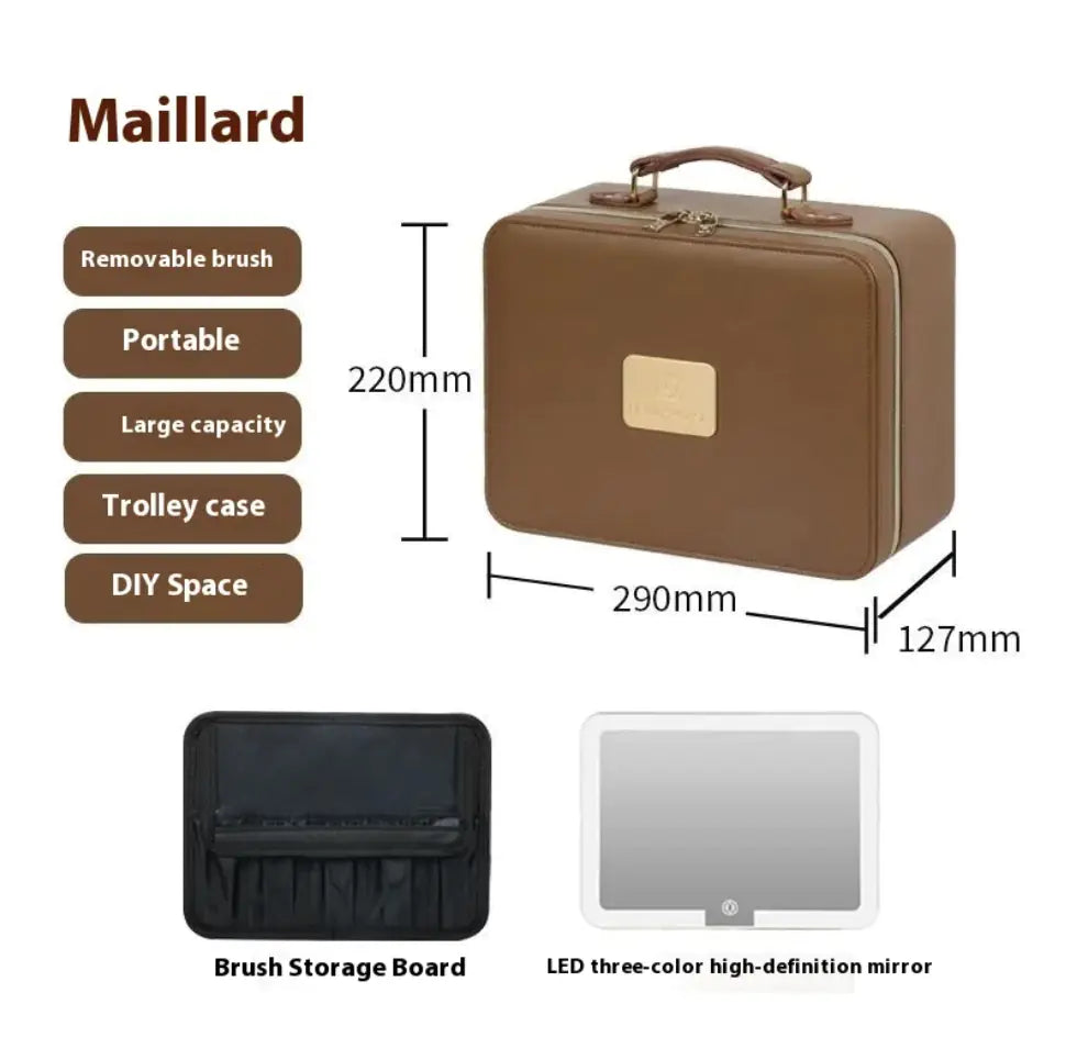 Large Capacity High-end Illuminated Makeup Box