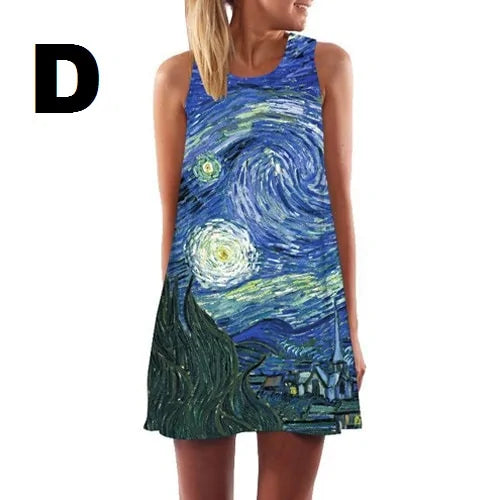 Sleeveless Summer Dress (various styles l