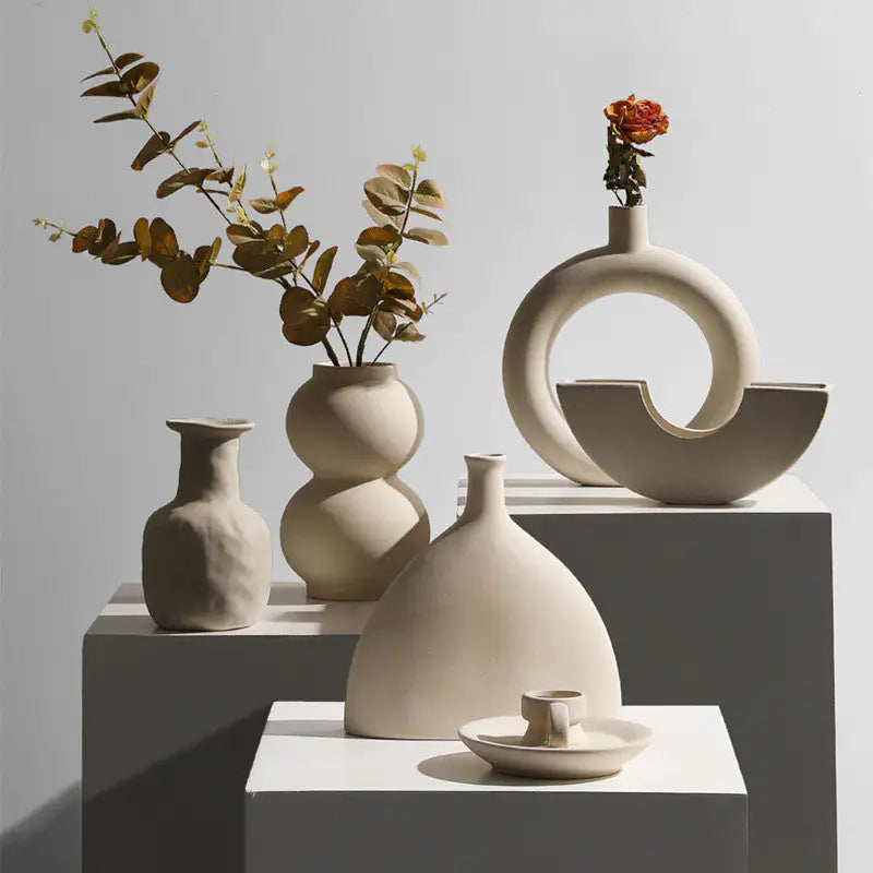 Modern Minimalist Ceramic Vases