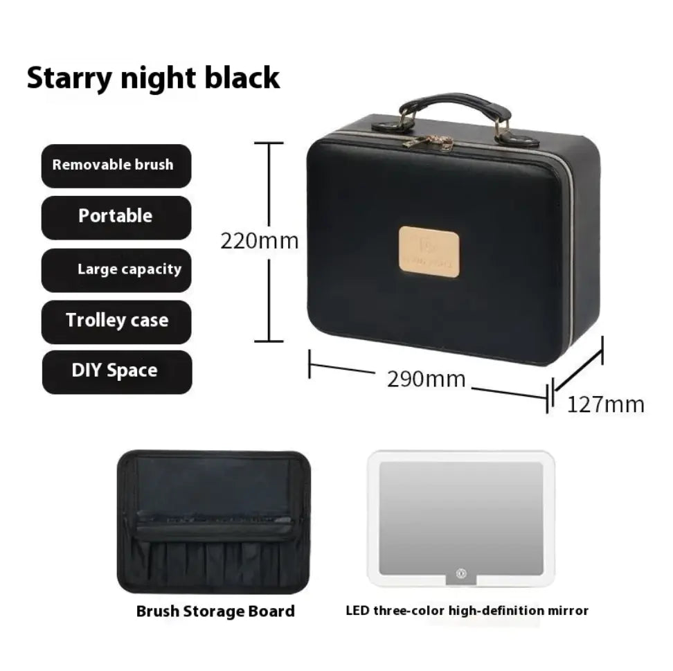 Large Capacity High-end Illuminated Makeup Box