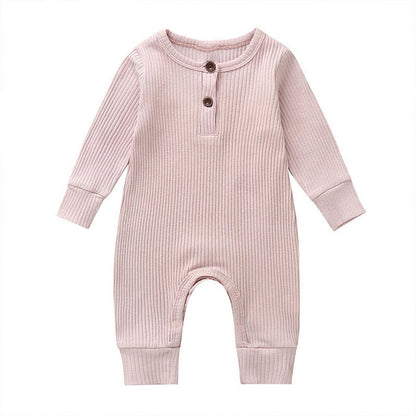 Long Sleeve Baby Romper (7 colors)