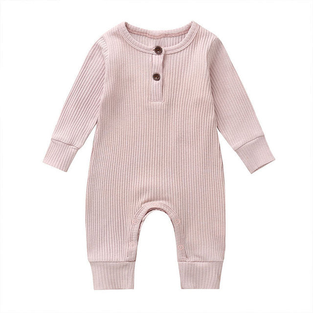 Long Sleeve Baby Romper (7 colors)