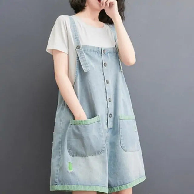 Summer Denim Rompers (various shades)