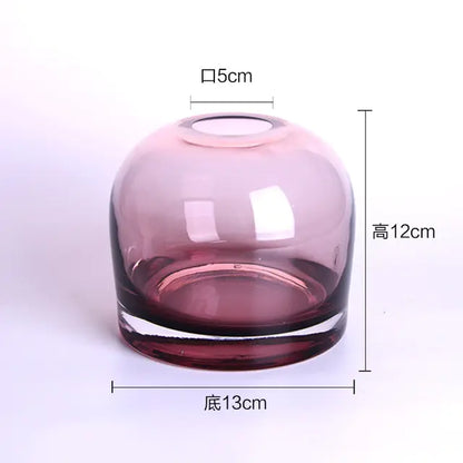 European Style Simple Vase Creative INS Glass Flower Ware (various styles)