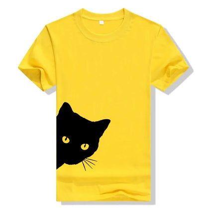 Cat Looking From Side - Women's T-shirt (various colors)