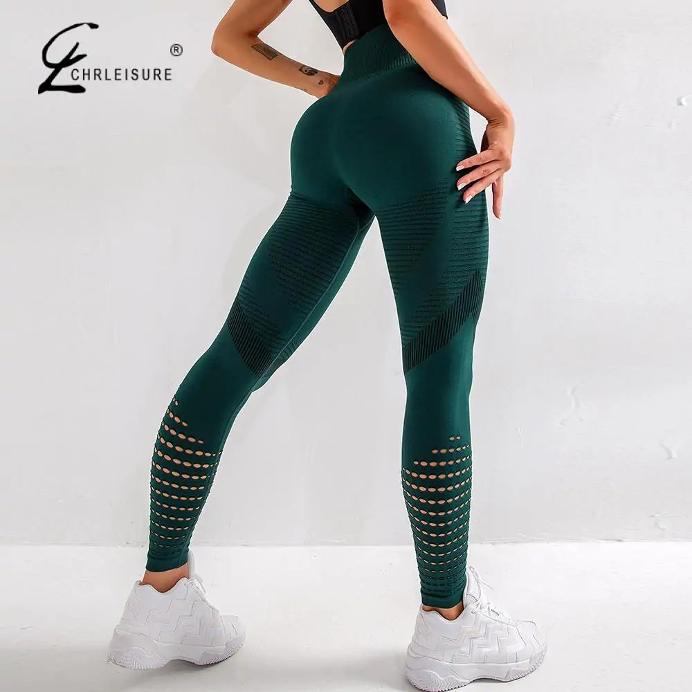 High Waist Seamless Breathable Workout Leggings (6 colors)