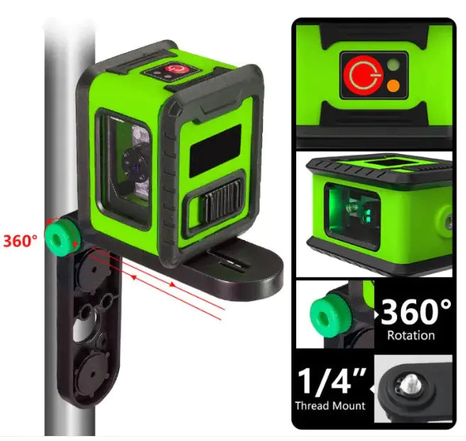 Level - Mini Infrared Laser Horizontal Green Light