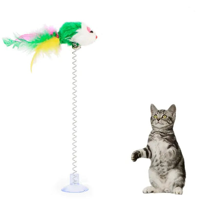 Cat Toys - Variety of Feathers, Wands, Bells & Mice