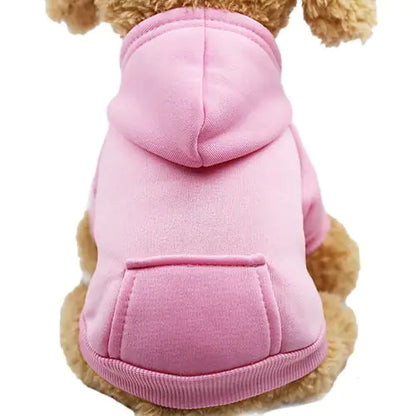 Soft Fleece Pet Dog Hoodie (various colors)