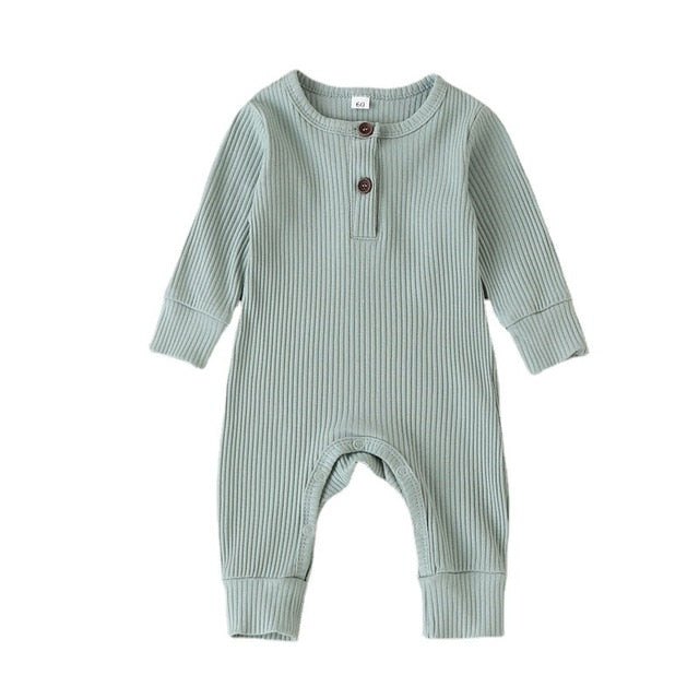 Long Sleeve Baby Romper (7 colors)