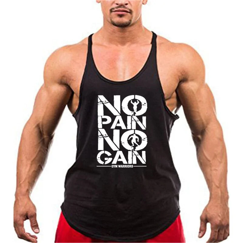 Bodybuilding Cotton Gym Sleeveless Tank (various colors)